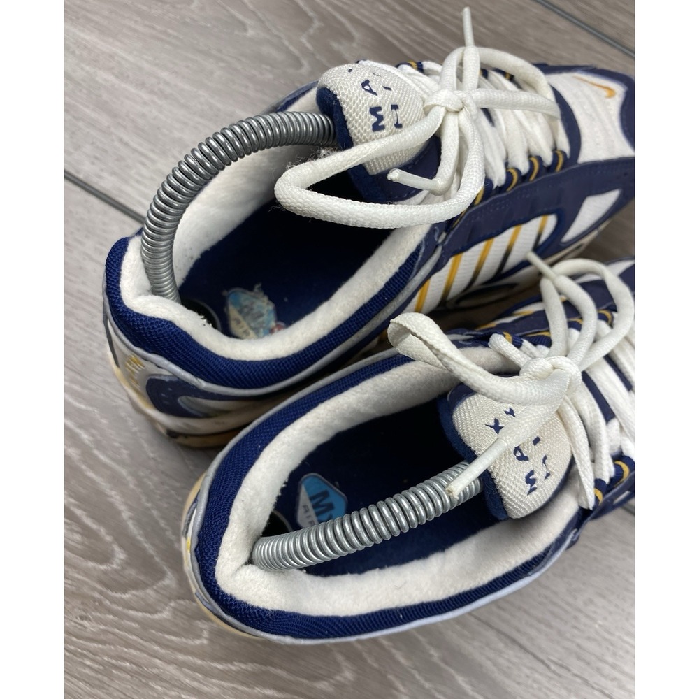 Nike Air Max Men's Vtg Running Shoes Blue Yellow White 605118-181 Y2K 8.5 - Picture 8 of 11